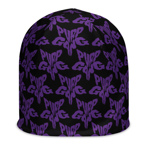 Purp Gang Rock Star Motif Beanie