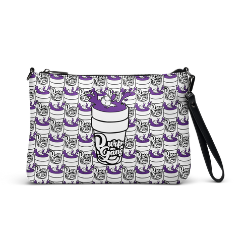 Purp Gang Double Cup Motif Satchel