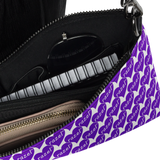 razel™ Purple Hearted Motif Satchel