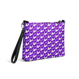 razel™ Purple Hearted Motif Satchel