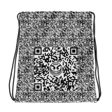 razel™ Face QR Code Motif Drawstring Bag
