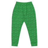 Marijuana Tree Star Motif Men's Joggers