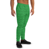 Marijuana Tree Star Motif Men's Joggers