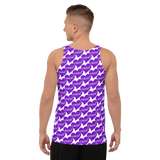 razel™ Purple Hearted Motif Men's Tank Top