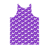 razel™ Purple Hearted Motif Men's Tank Top