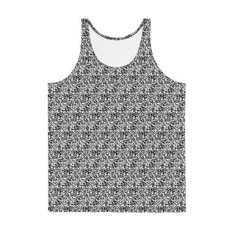 razel™ Face QR Code Motif Men's Tank Top