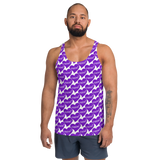 razel™ Purple Hearted Motif Men's Tank Top