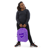 razel™ Purple Hearted Motif Minimalist Backpack
