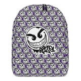 razel™ Gang Drip Face Motif Minimalist Backpack