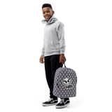 razel™ Gang Drip Face Motif Minimalist Backpack