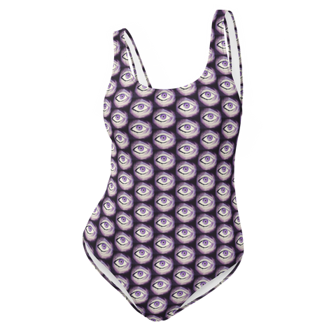 Thousand Eyes of razel™ Motif One-Piece Swimsuit