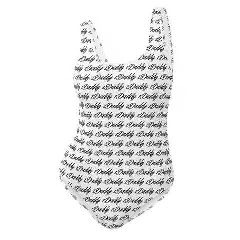 zDaddy Motif One-Piece Swimsuit