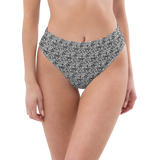 razel™ Face QR Code Motif High-Waisted Bikini Bottom