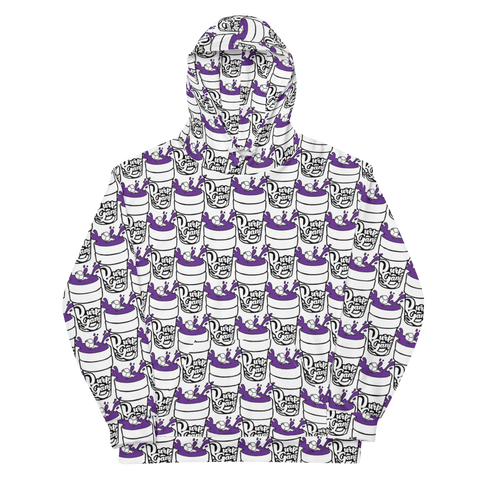 Purp Gang Double Cup Motif Hoodie