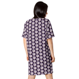 Thousand Eyes of razel™ Motif T-shirt Dress