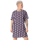 Thousand Eyes of razel™ Motif T-shirt Dress