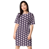 Thousand Eyes of razel™ Motif T-shirt Dress