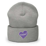 razel™ Purple Hearted Beanie