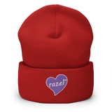 razel™ Purple Hearted Beanie