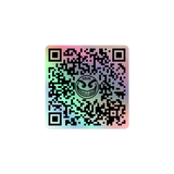 razel™ Face QR Code Holographic Sticker