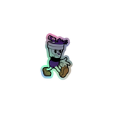 Dubb Cup Holographic Sticker