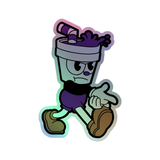 Dubb Cup Holographic Sticker