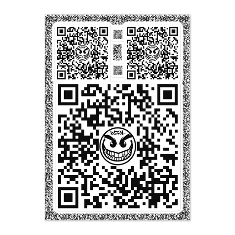 razel™ Face QR Code Sticker Sheet