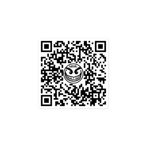 razel™ Face QR Code Sticker