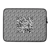 razel™ Face QR Code Motif Laptop Sleeve
