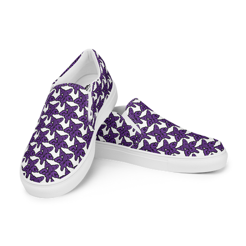 Purp Gang Rock Star Motif Slip-Ons