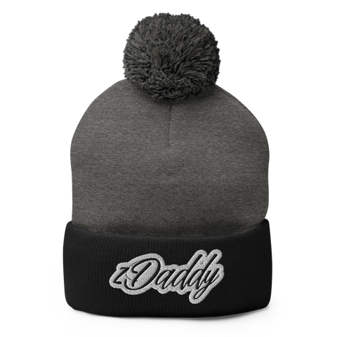 zDaddy Pom-Pom Beanie