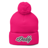 zDaddy Pom-Pom Beanie