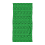 Marijuana Tree Star Motif Towel