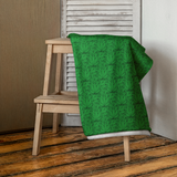 Marijuana Tree Star Motif Towel