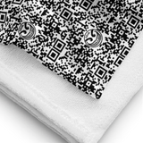 razel™ Face QR Code Motif Towel