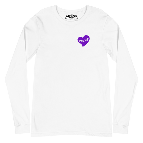 razel™ Purple Hearted Long Sleeve Tee