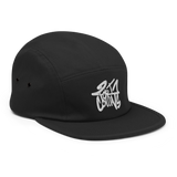 White Fort Collins 5 Panel Cap