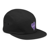 razel™ Purple Hearted 5 Panel Cap