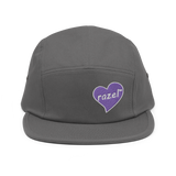 razel™ Purple Hearted 5 Panel Cap