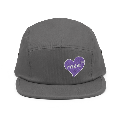 razel™ Purple Hearted 5 Panel Cap