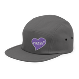 razel™ Purple Hearted 5 Panel Cap