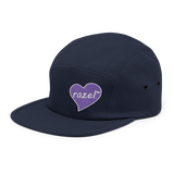 razel™ Purple Hearted 5 Panel Cap
