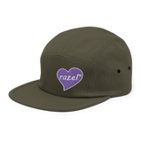 razel™ Purple Hearted 5 Panel Cap