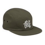 White Fort Collins 5 Panel Cap