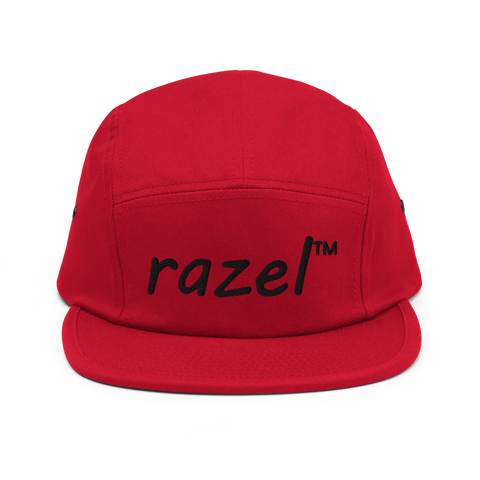 Black razel™ 5 Panel Cap