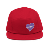 razel™ Purple Hearted 5 Panel Cap