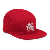 White Fort Collins 5 Panel Cap