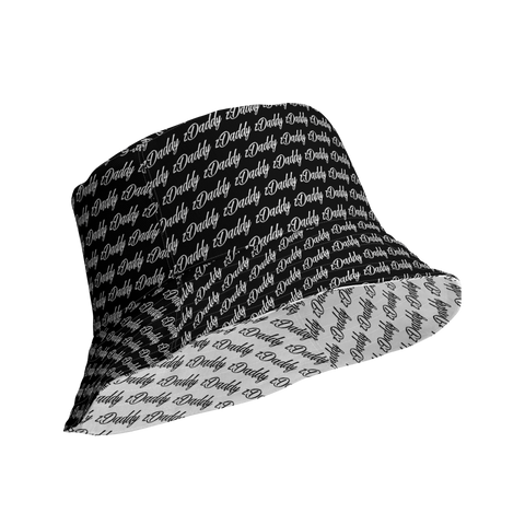 zDaddy Motif Bucket Hat (Reversible)