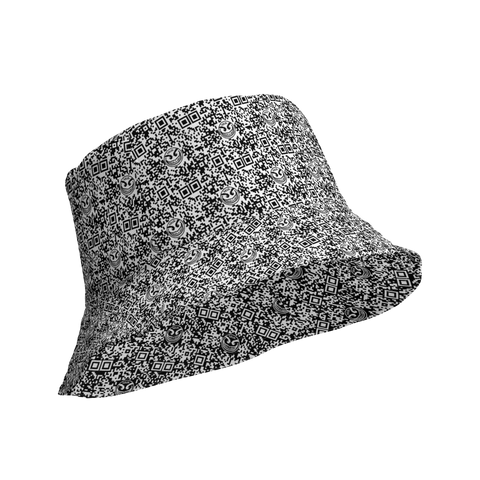 razel™ Face QR Code Motif Bucket Hat (Reversible)
