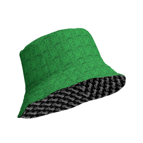Marijuana Tree Star / inverted zDaddy Motif Bucket Hat (Reversible)